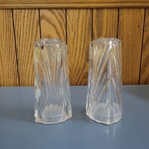 Noritake Crystal Salt and Pepper Shakers